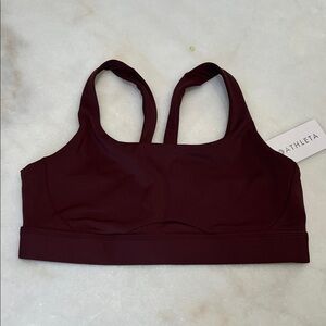 Athleta Burgundy Sports Bra